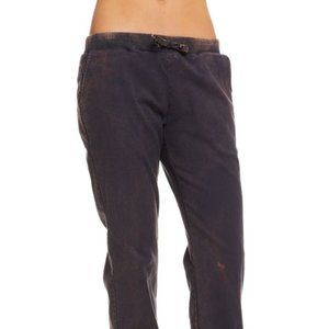 Chaser Vintage Canvas Joggers Denim Blue with Drawstring Medium NWT New with Tag